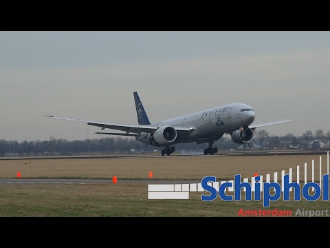 15min+ of windy landings at de polderbaan RWY18R at an icecold day at Schiphol.Int