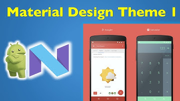 3 Android Material Design- Android Custom Material Theme Design 1