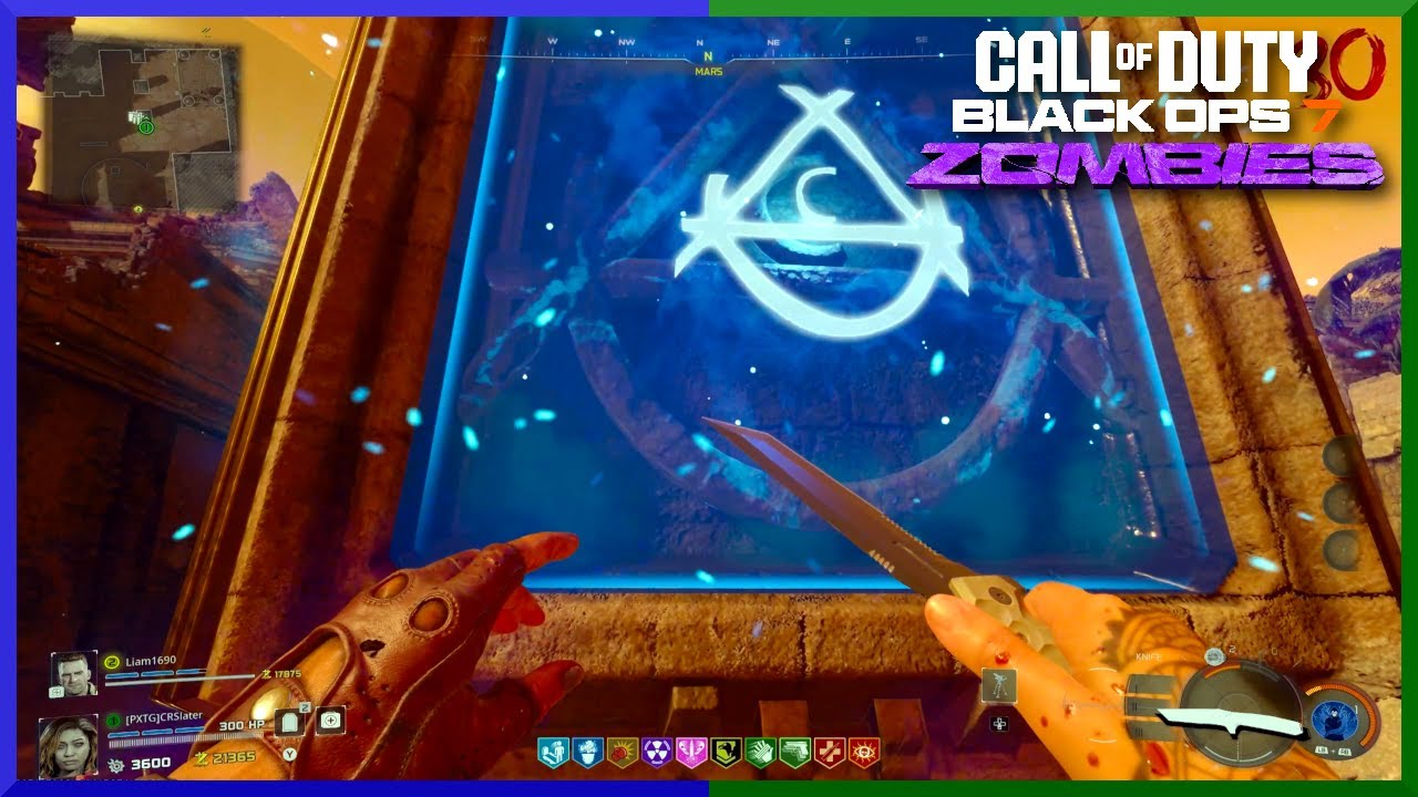 Astra Malorum — Как решить головоломку с СТОЛБАМИ на Марсе (BO7 Zombies)