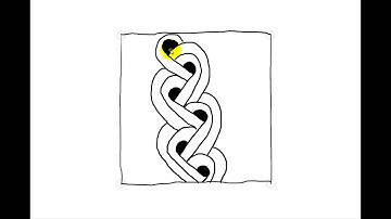 Zentangle Pattern Tutorial -  Heartrope