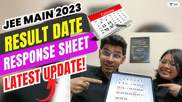 🚨 JEE Main April RESULT DATE 🫡, Response Sheet Latest UPDATE 📢 #jee2023 #nta #namokaul #jee