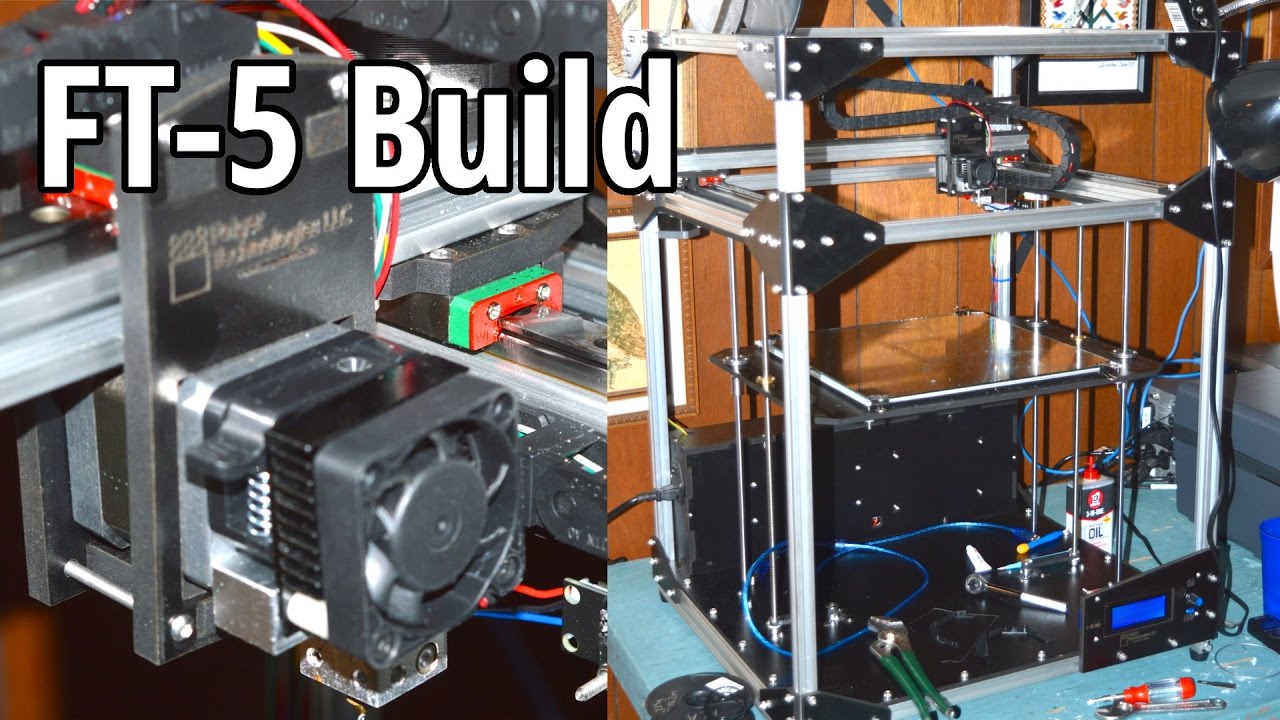 Folger Tech FT-5 LARGE PRINTER Timelapse and Building Tips (3DP#02) YouTube