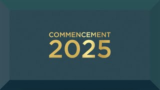 SCAD Savannah Commencement 2025 3:30 p.m. Exhibit Hall Presentation of Degrees