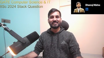GATE Computer Science PYQs Solution 2024 Set 2 | Stack | Data Structure | Dheeraj Mishra Sir
