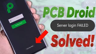 PCB Droid "Server LOGIN FAILED" Issue solved "2024" screenshot 2