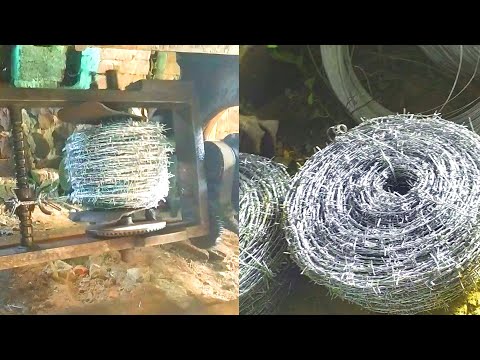 How To Manufacturing Barbed Wire | Galvanized Barbed Wire Making Process