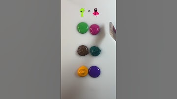 Squid game & Sprunki Guess the mixed colors #satisfying #squidgame2 #asmr