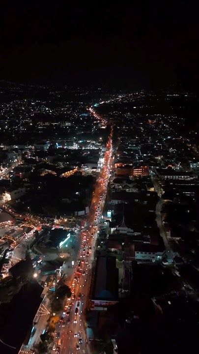Pemandangan Bukittinggi Malam Hari #djimini4pro #drone #bukittinggi