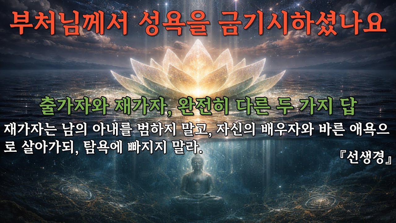 부처님께서 성욕을 금기시하셨나요 | 부처님 가르침