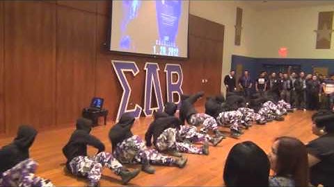 UTSA Sigma Lambda Beta Zeta Line Fall 2011