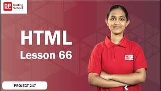 Project 247 - How to Create HTML Lesson 66