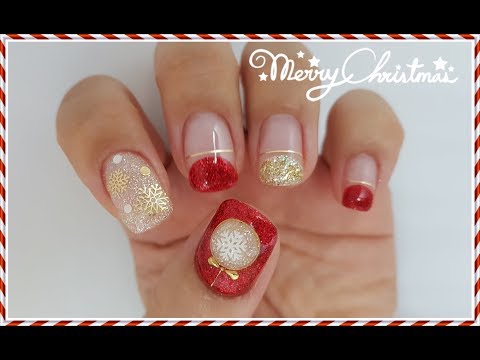 [러블리 네일] 크리스마스 오너먼트 네일아트  / Christmas Ornament Nail Art