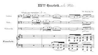 Friedrich Kiel - Piano Quartet No.3, in G major