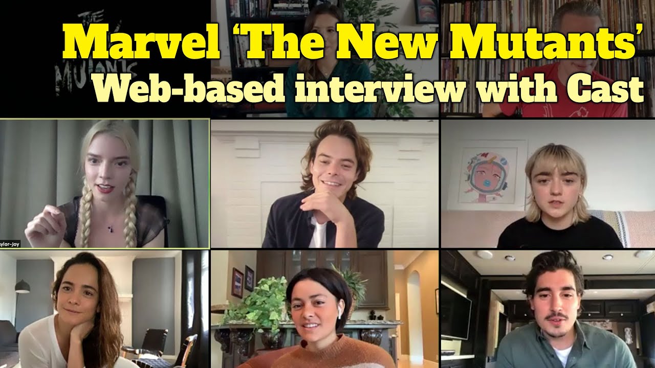 Marvel 'The New Mutants' Cast Web-Based Interview - Youtube