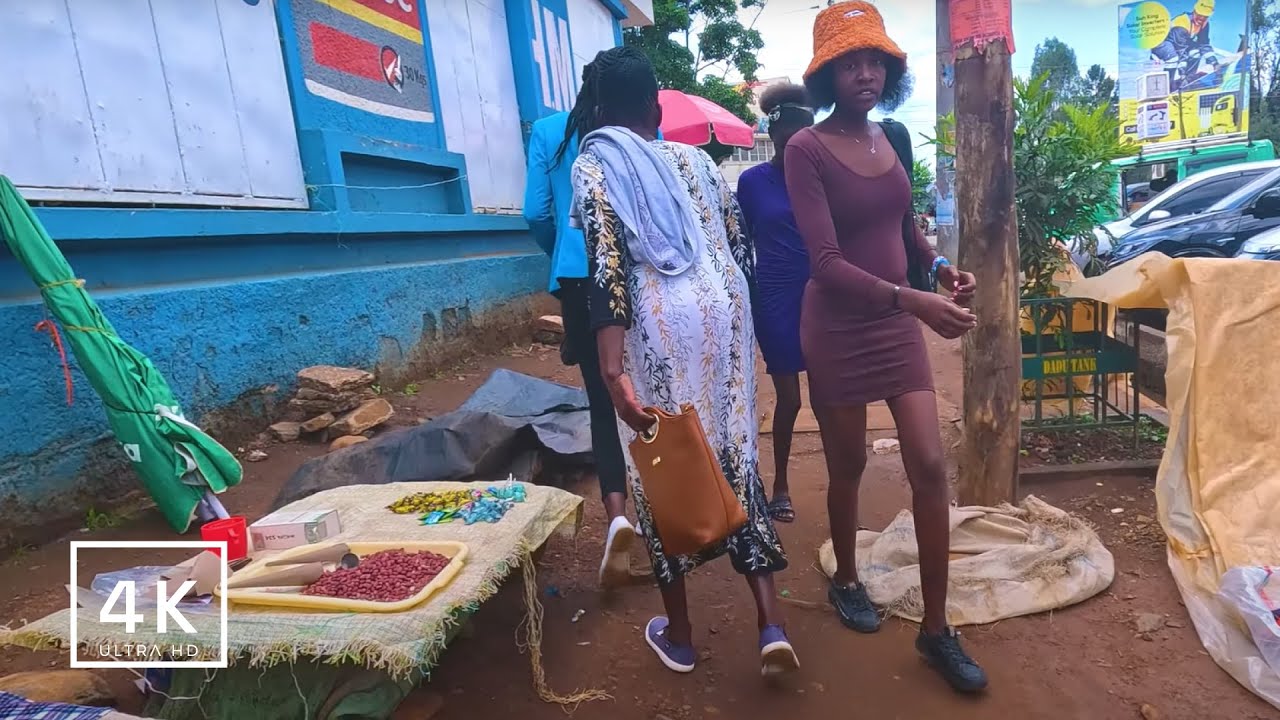 4K Africa Street WALK |  Vibrant Streets and Inner Streets of Eldoret