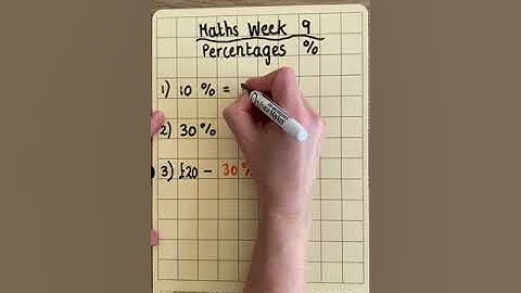 Week 9 - 11 Plus Maths Tuition - Percentage Word Problems Video 2- Percentage off an amount