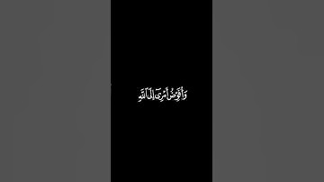 كروما آيات قرآنيه - وأفوض أمري إلى الله - سورة غافر _ القارئ مشاري العفاسي #dubai​ #إسلامي​ #quran​