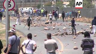 Farm workers stage violent protest over pay demands, police retaliate with rubber bullets