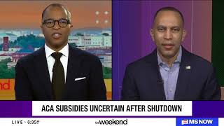 Leader Jeffries on MS NOW's The Weekend