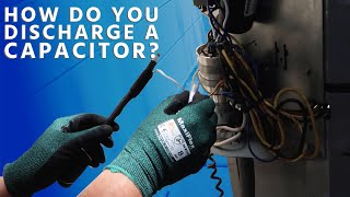 how do you discharge a capacitor?