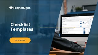 Trimble ProjectSight User Training Video: Checklist Templates