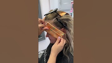 Face Framing Highlight Technique #hairlinehighlights #haircolor