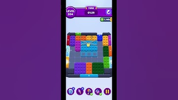 Color Block Jam Level 204 Solution #trending #colorblockjam