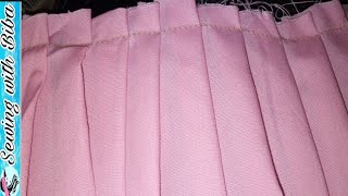 How to Make Pleats with a Fork #ShortVideo