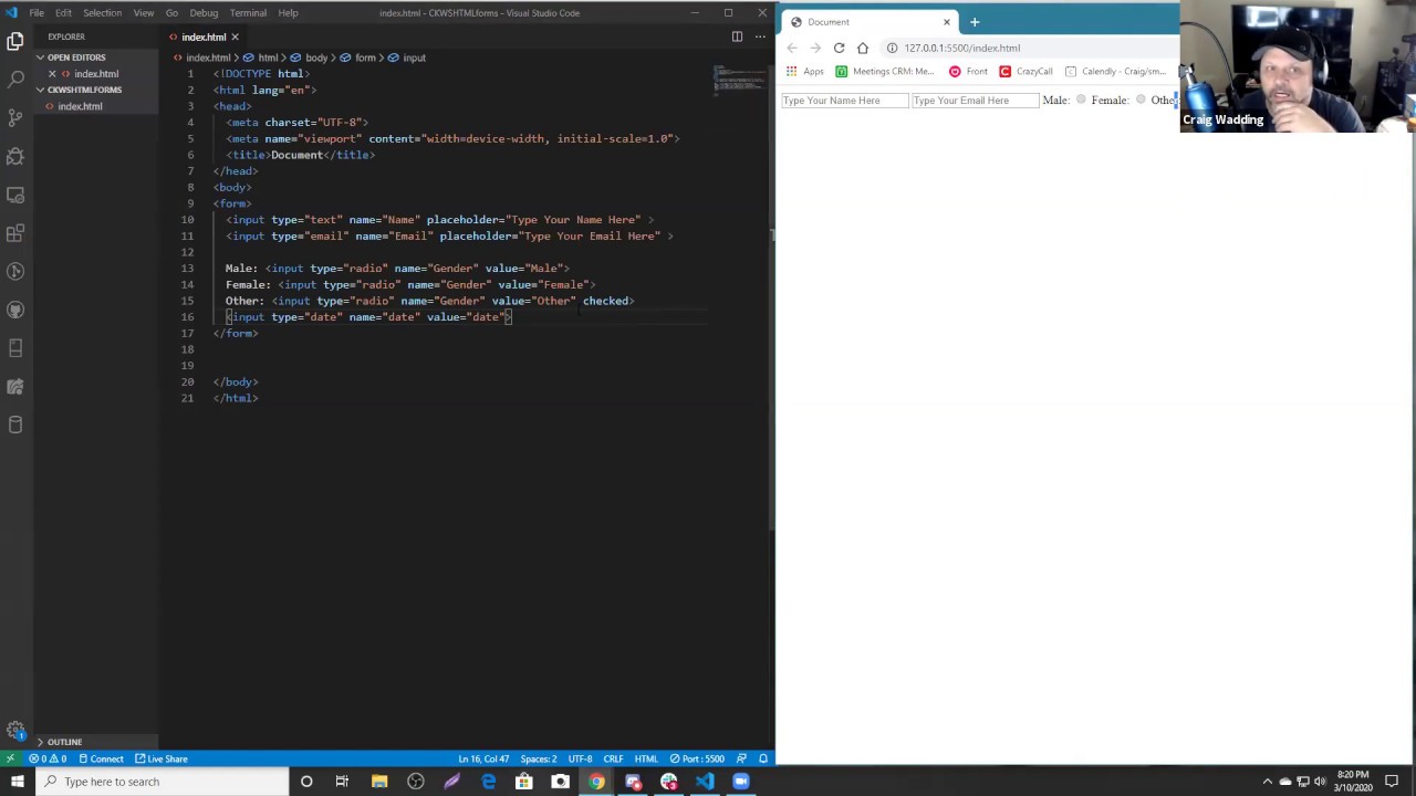 CK Workshop: How to Code a Form in HTML & CSS