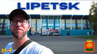 Foreigner In City Center Lipetsk, Russia:  Metallurg Stadium And More