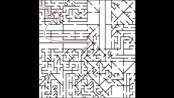 Solving a 50x50 multi-shape maze, Puzzle Maker Pro - Mazes 2D Cubism