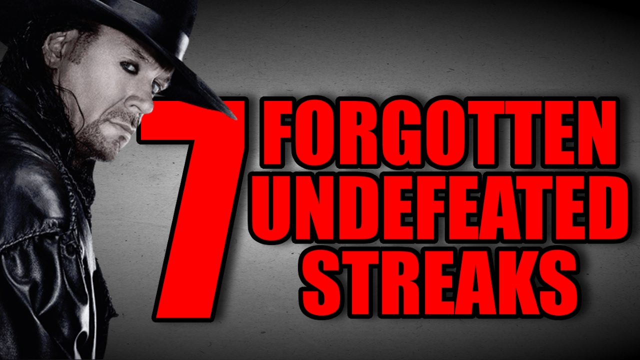 7 FORGOTTEN UNDEFEATED STREAKS