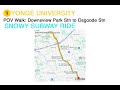 TTC POV Walk: Downsview Park Station to Osgoode Station (4K 60FPS)