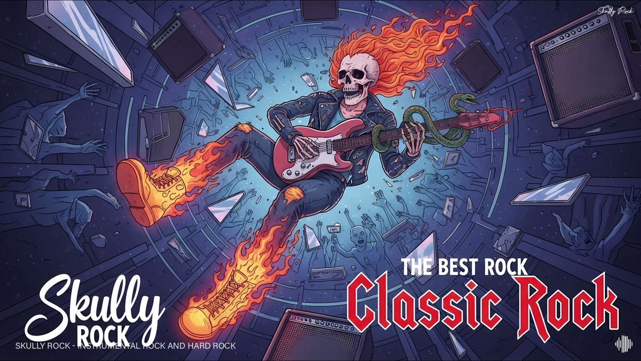 When the Guitar Sets the Room on Fire – Classic Rock / Hard Rock Instrumental