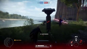 Star Wars Battlefront 2 - 14 Killstreak with Count Dooku on HvV