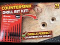 The EazyArc 22-Piece Set That Makes Drilling Foolproof | Countersinking Drill Bits