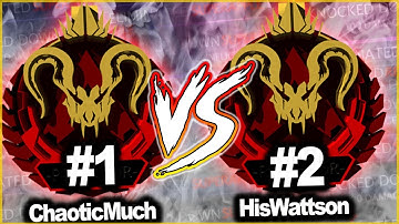 APEX RANK #2 (HisWattson) vs APEX RANK #10 (ChaoticMuch)  In PREDATOR LOBBY - APEX LEGENDS SEASON 14