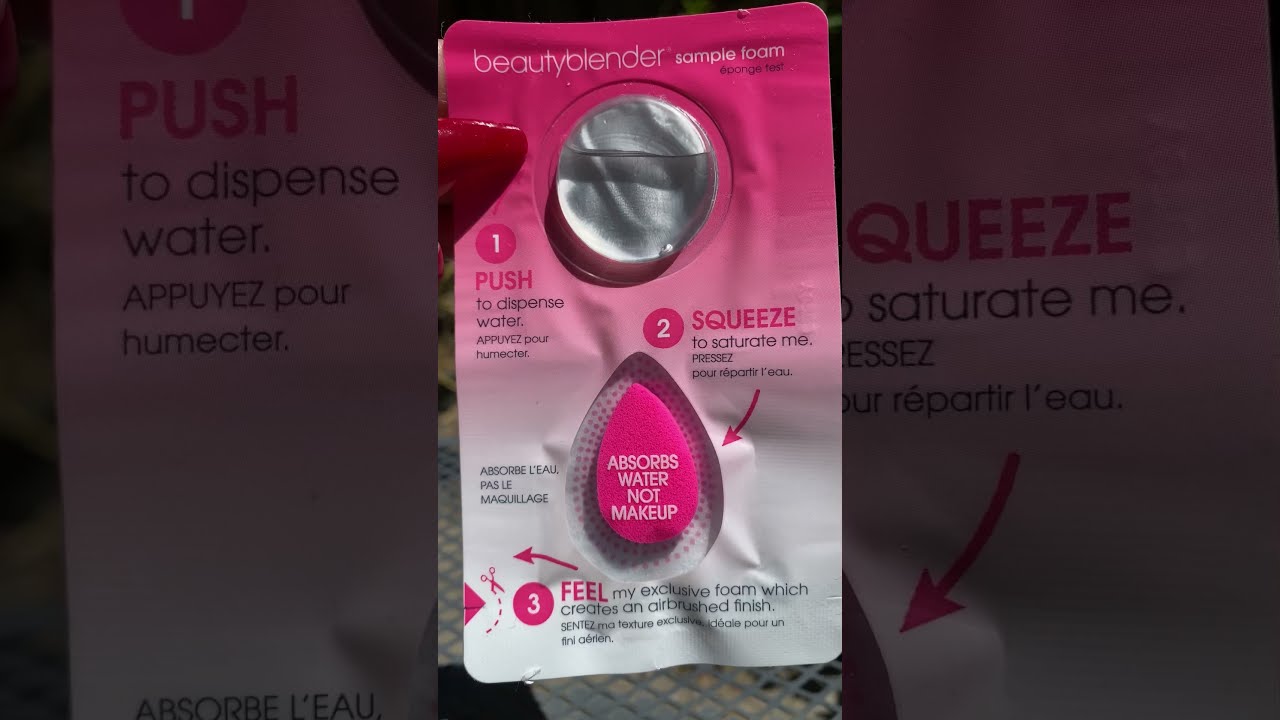 Can a beauty sponge sample do anything ? 