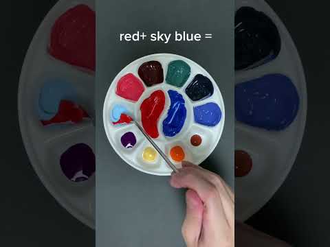 What color will you get if you mix them together? #asmr #colormixing