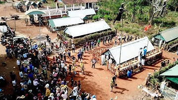 24 con trâu và bò cho lễ Bỏ mả ở làng Kép xã Ia Phí | DI SẢN VĂN HÓA