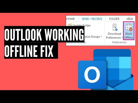 Outlook working offline fix
