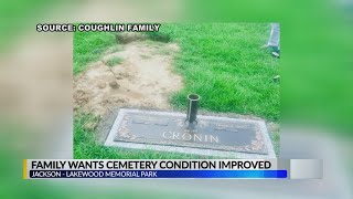 Family petitions Lakewood Memorial Cemetery to fix poor conditions
