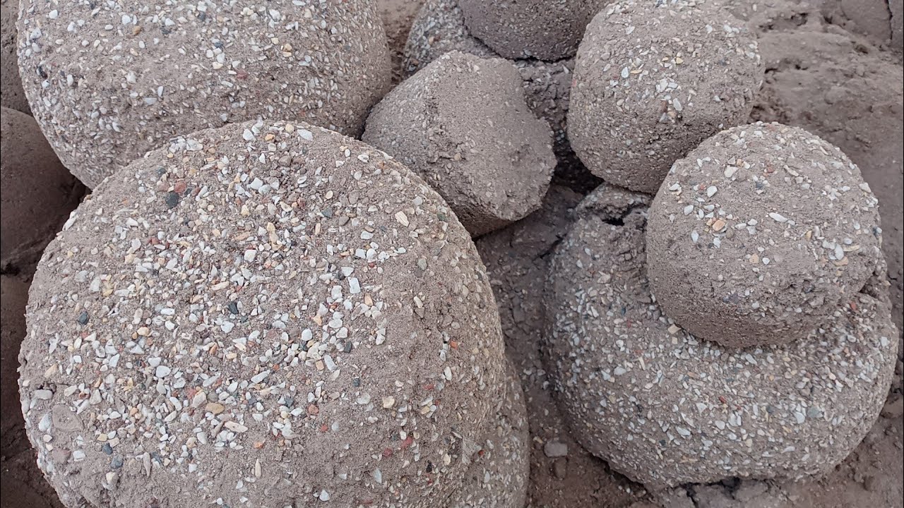 ASMR: New|| Brown Dirt Floor Clay pot Water Crumbling #asmr #clay #asmrsand