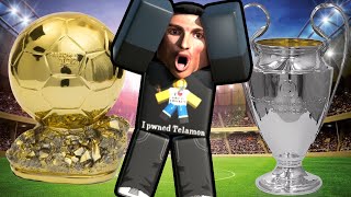 I Became RONALDO in Roblox Realistic Street Soccer..