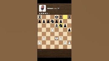 Beating Nelson bot with just Pawns? #chess #checkmate #shorts