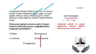 GP060 - PS01 - Erikson - Psikososyal Kişilik Gelişimi Pekiştirme Soruları