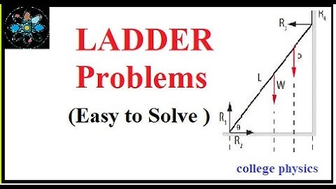 how to solve ladder problems | ladder friction l engineering mechanics | urdu hindi lcollege physics
