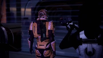 Mass Effect 2 - Shepard Throws a Merc out a Window