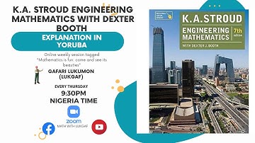 KA Stroud Engr Math 1 - Why the book? | Arithmetic