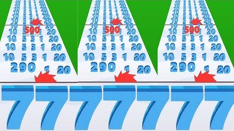 Number Run Vs Happy Cubes 2048 - ASMR gameplay ) Math mobile games play New update Ios walkthrough